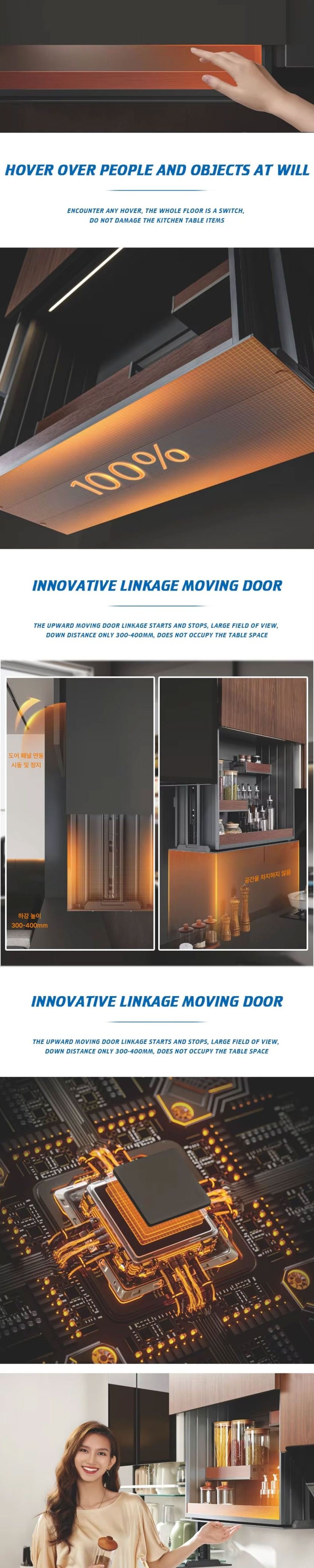Smart Lift Door 전동 상향 폴딩 도어 시스템 상세 2