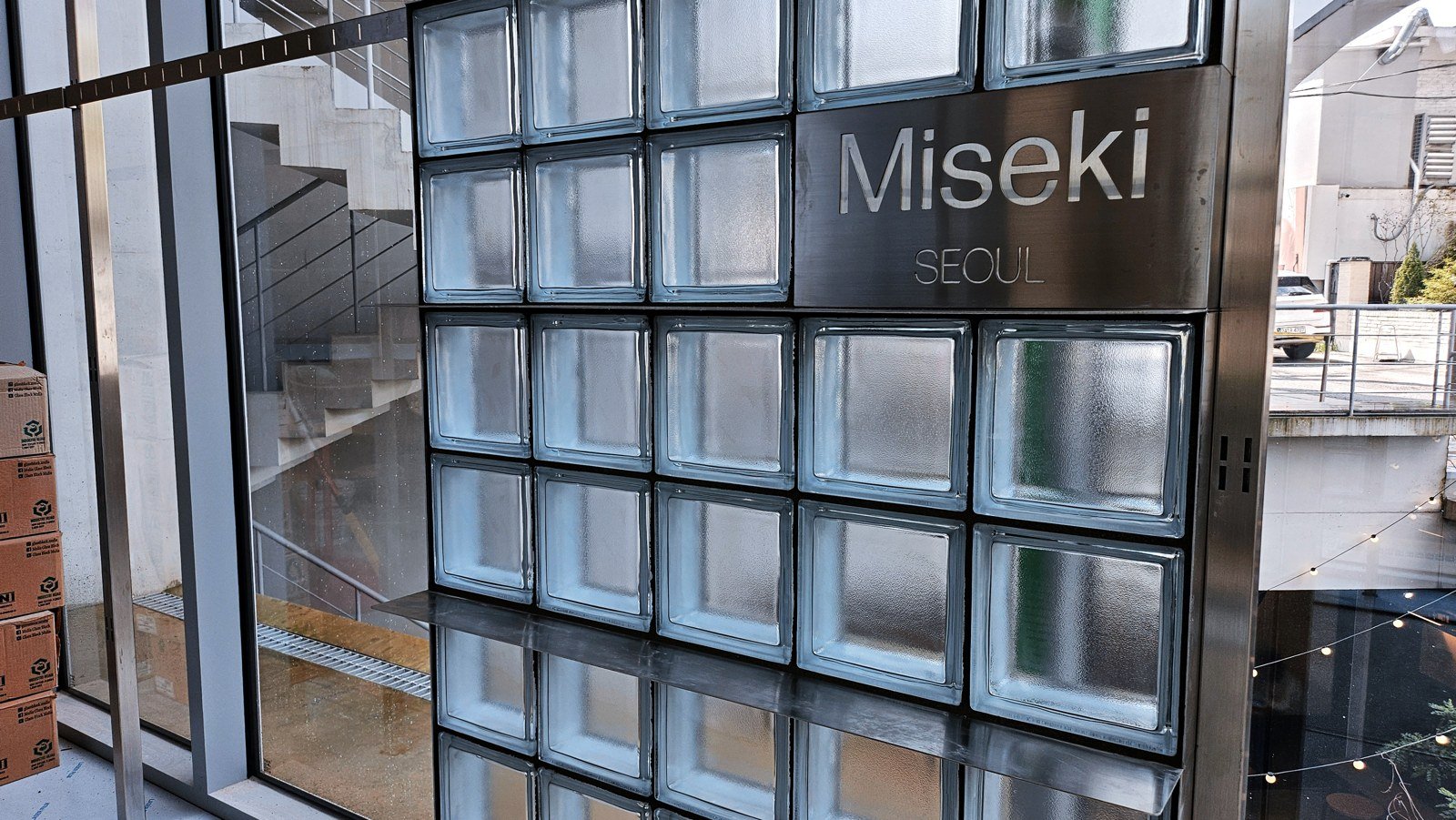 한남동 Miseki SEOUL 매장 카운터