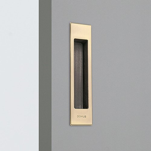 도무스 SH50BC 브론즈 27x110mm 미닫이문 도어핸들 매립형 사각 오목이 손잡이