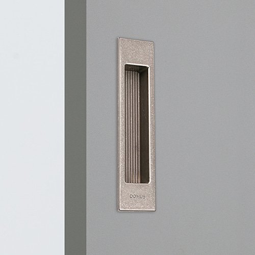 도무스 SH50S 엔틱 실버 27x110mm 미닫이문 도어핸들 매립형 사각 오목이 손잡이