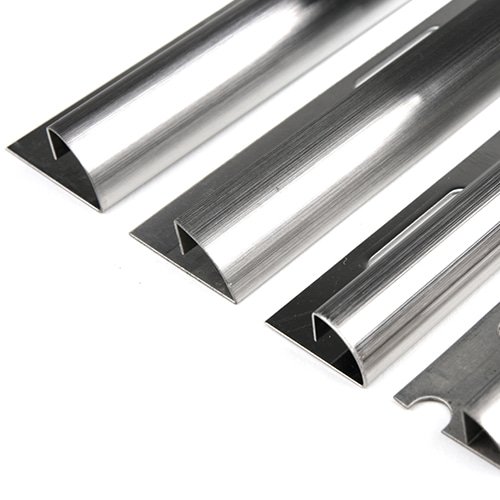 스텐재료분리대 헤어라인(무광) 라운드 (내경 8,10,12,15mm/2.4m)코너 타일 꼼꼼이 몰딩