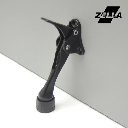 ZELLA 젤라 4313-S (BLK) 원터치 말굽 도어스토퍼 135mm