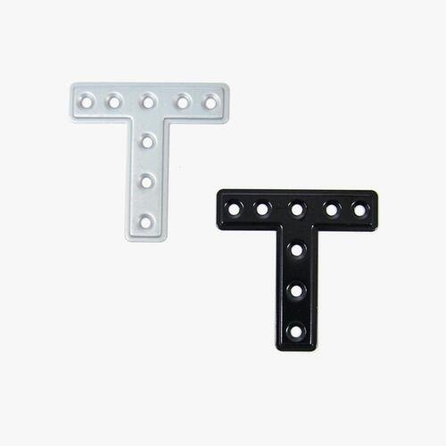 T자 평철 보강 연결 철물 아연도금 70x70x18 가구 꺽쇠