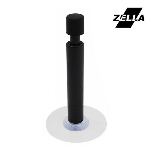 ZELLA젤라4362(BLK)무타공 스프링 도어스토퍼 106mm