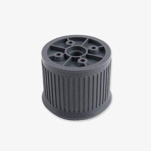 가구다리 높이조절발 화일발 싱크대 발통 55mm 회색