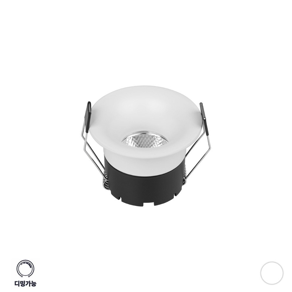 LED 디밍 델링 일체형 타공55mm(2) 10W 플리커로우