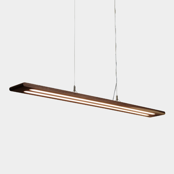 LED 원목 더블 펜던트 25W